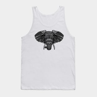 African Elephant Mandala Tank Top